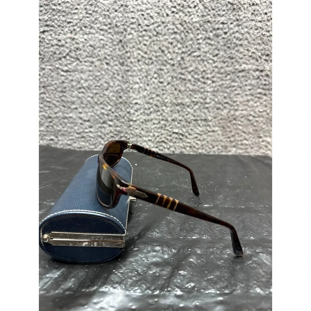 Persol 2604-S Polarized Oval-Wrap Sunglasses Tortoise 57-18 130 Italy 24/47 Rare